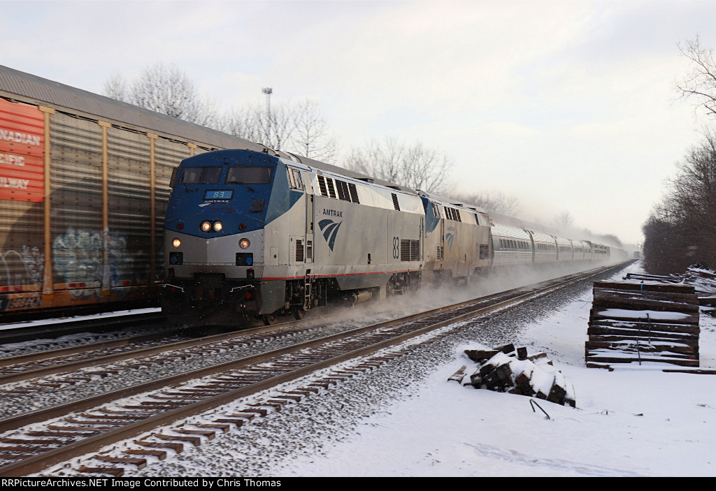 Amtrak 49 at Sunny Side Road